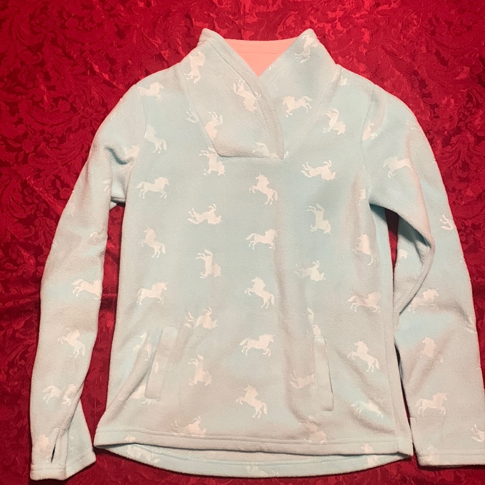 Athletic works girls 10–12 sweater teal